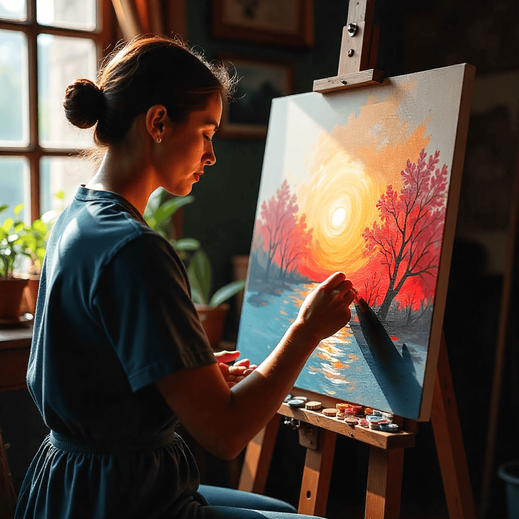 Slaxyronphiphrax student painting